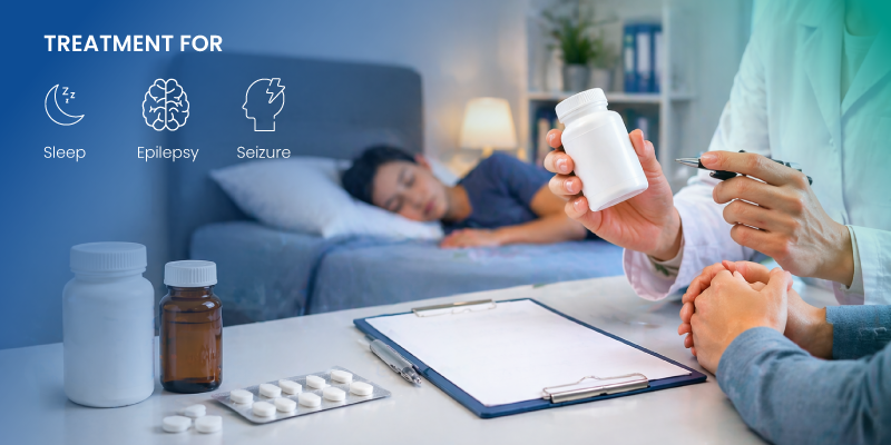 treatment for sleep epilepsy seizure using medication