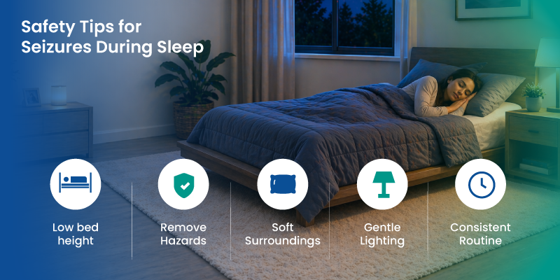 safety tips for seizure while sleeping environment