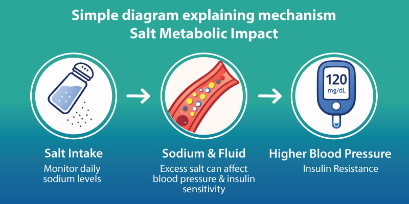 relationship between sodium and diabetes insulin resistance